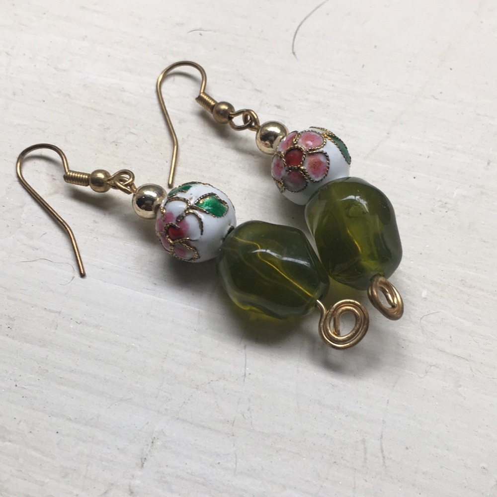 Floral Dangling Earrings #50